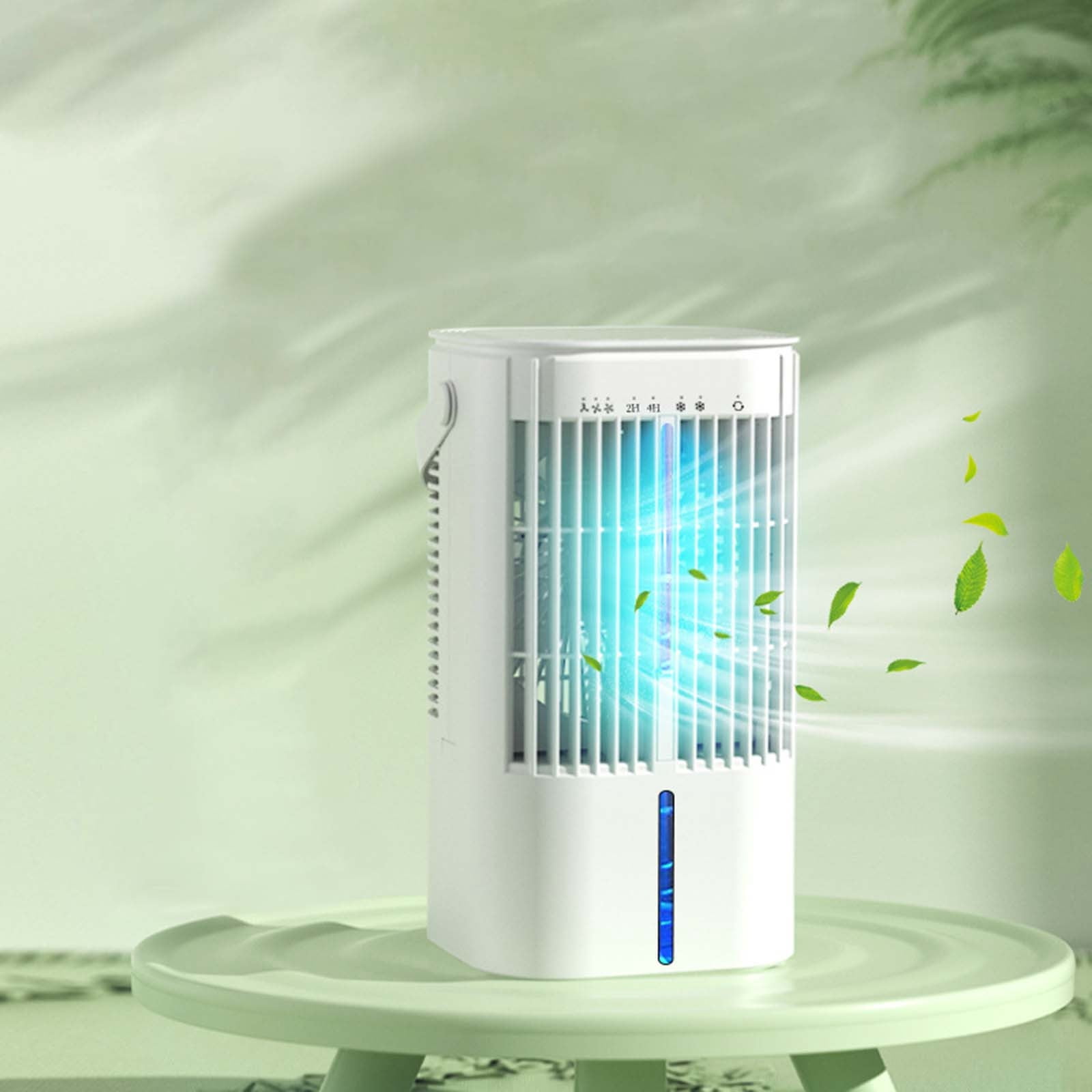 KITTEHIGM Desktop Water Cooler Fan USB Conditioning Portable Refrigeration Spray Fan Strong Wind Small Office Desk Air Cooling Device