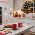 thumbnail image 7 of Metal Hanging Christmas Tree-Shaped Wind Decorations - Festive Garden Spinners with Lit Houses Decorated Tree & Wreath Design, 7 of 7