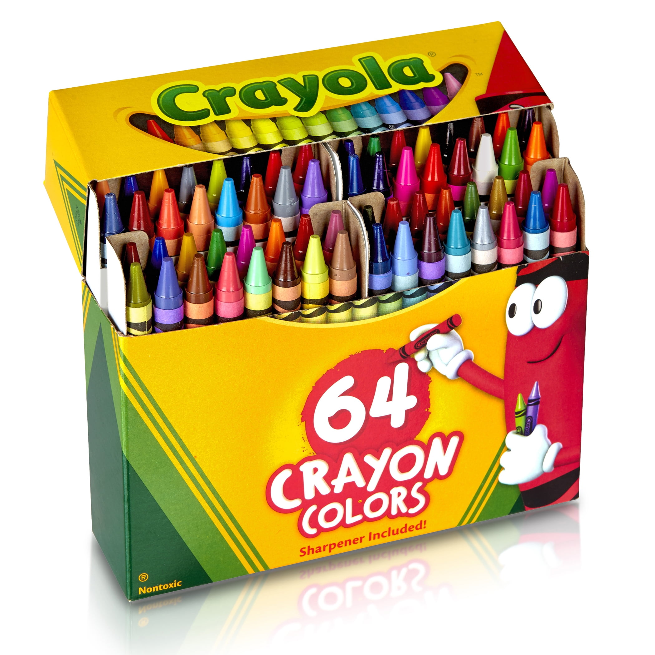 Crayola Crayons, Regular Size, 64 Per Box, 3 Boxes