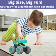 MOONTOY Toy Trucks for Toddlers 1-3 Boys, Toys Car for 1 Year Old Boy, Animal Monster Truck, Friction Powered Toy Cars Set Play Vehicle, 1 Year Old Boy Birthday Christmas Gifts