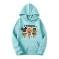 thumbnail image 4 of BiZtdJrK Halloween Hoodies for Women Pumpkin Graphic Long Sleeve Hoodie Pullover Fashion Cute Sweatshirt Teen Girl Clothes with Pocket Light Blue XL, 4 of 6