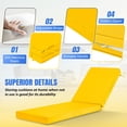thumbnail image 3 of Almohadones Básicos Impermeables Amarillos para Chaise Lounge x2, 3 of 7