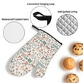 thumbnail image 3 of Honeii Summer Life Pattern Oven Mitts and Pot Holders, Silicone Oven Gloves,500 F Heat Resistant Oven Mitts Sets, 4PCS, 3 of 6