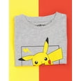 thumbnail image 3 of Pokemon Boys Grey Short Sleeved T-Shirt, 3 of 5
