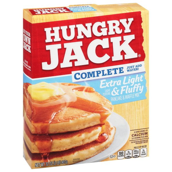 HUNGRY JACK 32 OUNCE EXTRA LIGHT PANCAKE COMPLETE MIX