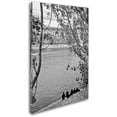 thumbnail image 2 of Trademark Fine Art "Paris Deux - 5 Girls on Seine" Canvas Art by Yale Gurney, 2 of 3