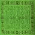 thumbnail image 1 of Ahgly Company Indoor Square Oriental Green Industrial Area Rugs, 7' Square, 1 of 4