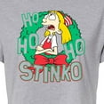 thumbnail image 3 of Hey Arnold! - Ho Ho Ho Stinko - Juniors Cropped Cotton Blend T-Shirt, 3 of 5