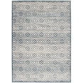thumbnail image 1 of eCarpetGallery Modern Living Room Area Rug, 7'10" x 10'2", Petrol-Silver, Ember, 1 of 9