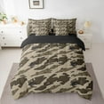 thumbnail image 2 of Homewish Brown Camouflage 7-Piece Bedding Comforter Set,Retro Rustic Camo King Bedding Sets,Country Farmhouse Lodge Bed Sheets For Kids,Breathable Home Decor Reversible, 2 of 8