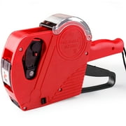 Venoro Price Tag Gun MX-5500 8 Digits Label Maker for Retail Store, Red