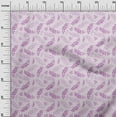 thumbnail image 3 of oneOone Cotton Poplin Pink2 Fabric Leaves Craft Projects Decor Fabric Printed By The Yard 56 Inch Wide, 3 of 4