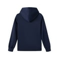 thumbnail image 4 of Ulanda Youth Solid Classic Hoodies Soft Hooded Pullover Sweatshirts for Children (3-14 Years) (Blue, 3-4 Years), 4 of 4