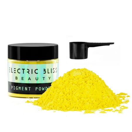 Electric Bliss Beauty, Mica Powder, Yellow-Crafts, Cosmetics, Slime, Candles, Dye, Bath Bombs, Epoxy Resin, Soap, Clay, Nail Art, Glue, Glass and Paper DIY crafts!