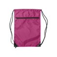 thumbnail image 2 of 8888 Denier Nylon Zippered Drawstring Backpack, 2 of 3