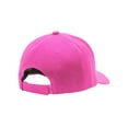 thumbnail image 4 of Top Headwear Blank Youth Baseball Adjustable Hook and Loop Hat - Fuchsia, 4 of 5