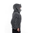 thumbnail image 2 of Men Halloween Hoodie with Hood Knight Drawstring Patch Pocket Ruched Elastic Cuff Long Sleeves Warrior Medieval Costume, 2 of 8
