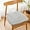 Gray, variant on 1 Pcs Soft Plush Chair Pads Cushions with Ties Winter Indoor Warmth U-Shaped Seat Cushion Non Slip Chair Cushions for Dining Chairs