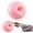 Pink, variant on BESTSKY Exercise Ball,19.7"*19.7"*11" Birth Ball,Anti-Slip Yoga Ball,Pink