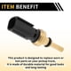 thumbnail image 5 of Sensor de temperatura del refrigerante para Toyota Highlander 2016-2022 Unidad de envío de temperatura de agua Sensor No.8942247010, 5 of 6
