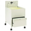 Safco 1 Drawers Filing Cart Lockable , Putty