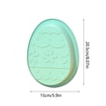 thumbnail image 4 of 8.1inch Big Size Easter Bunny Easter Rabbit Easter Egg Cake Pan 3D Silicone Christmas Baking Molds for Easter Holiday Parties (Easter Egg), 4 of 6