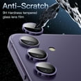 thumbnail image 3 of for Samsung Galaxy S24 Plus Camera Lens Protector, 9H Tempered Glass Camera Cover Screen Protector Metal Individual Ring for Samsung Galaxy S24 Plus, Purple, 3 of 6
