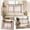 White, variant on Curtain Tier Bow Ruffled Window Valance For Kitchen Small Window Decoration