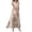 A-Khaki593, variant on XIAOCHA Womens Floral Embroidered Maxi Dress With Flutter Sleeves V Neck Flowy Elegant Dresses