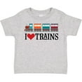 thumbnail image 3 of Inktastic I Love Trains Boys or Girls Toddler T-Shirt, 3 of 5