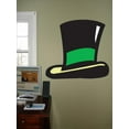thumbnail image 2 of Wallhogs St. Patrick's Day Leprechaun Hat Cutout Wall Decal, 2 of 2