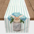 thumbnail image 3 of Creative Products Floral Bucket Bunny 16x72 Cotton Twill Table Runner, 3 of 3