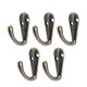 thumbnail image 1 of 5Pcs, Gancho montado en la pared, ganchos para ropa, colgador de ropa de aleación de zinc, tono bronce, 1 of 4