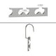 thumbnail image 2 of Perchas de metal resistentes para uso vertical y horizontal que ahorran espacio, gestión de armarios sin esfuerzo (paquete de 4), 2 of 7