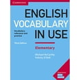 thumbnail image 1 of English Vocabulary in Use Elementary Book with Answers: Vocabulary Reference and Practice, 1 of 1