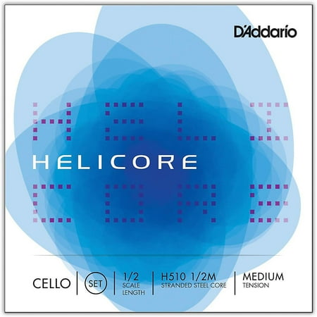 D'Addario Helicore 1/2 Cello String Set - Medium Tension - H510 1/2M
