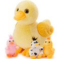 thumbnail image 1 of Peluche Karister Duck con 3 patos enrollados para bebés de 28 cm, 1 of 7