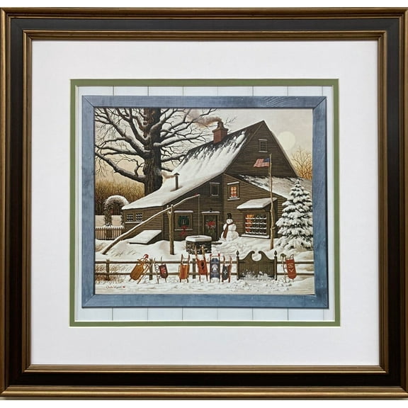 Charles Wysocki "Cocoa Break at the Copperfield" New FRAMED Art Generic