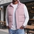 thumbnail image 2 of Men’s Puffer Vest Stand Collar Sleeveless Padded Zip Up Jacket Lightweight Warm Vest with Pockets, 2 of 9