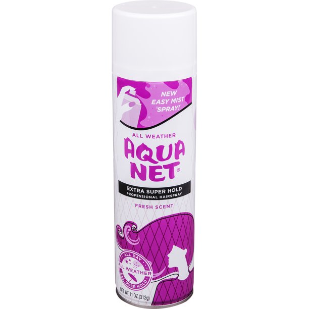 Aqua Net Extra Super Hold Hairspray, Fresh Fragrance, 11 Oz Canister