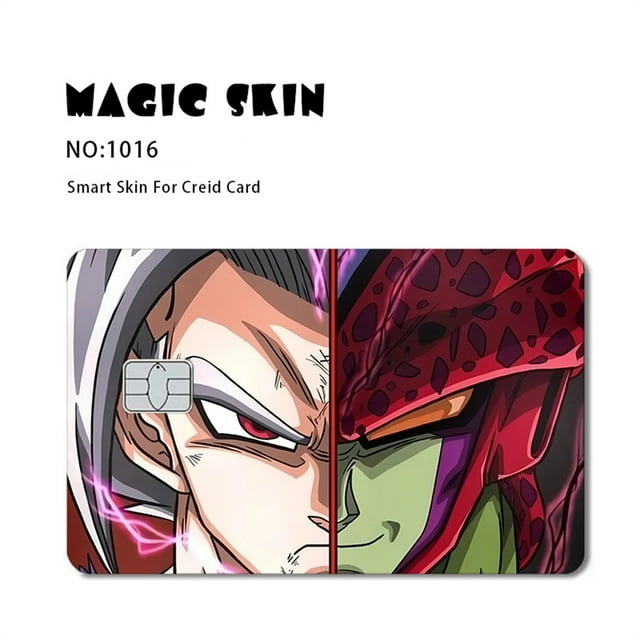 Anime PVC Sticker Film Skin Cover for Credit, Debit & Bank Cards - Dragon Ball, Naruto, One Piece Design