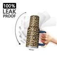 thumbnail image 3 of Leopard Print 40oz Tumbler– Stainless Steel Insulated Tumbler with Handle and Straw, Large Capacity Travel Cup for Hot & Cold Drinks, 3 of 6
