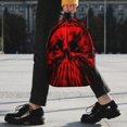 thumbnail image 2 of Lukts The Red Head Skull Pattern 15 Inch Student Backpack, Waterproof Laptop Backpack with Adjustable Shoulder Straps, Lightweight Travel, Campus Backpack, Unisex, 2 of 6