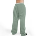 thumbnail image 5 of CCRFTGI Sweatpants for Men Big & Tall Elastic Waist Pants Fall Winter Midweight Drawstring Sweatpants Gym Athletic Comfy Activewear Mint Green XL, 5 of 7