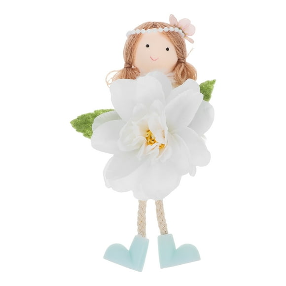 Adorno colgante de primavera, muñeca de flores, decoración, muñeca de flores, muñeca con temática de primavera, colgante, muñeca de flores pequeña, colgante de muñeca de flores colgante de primavera