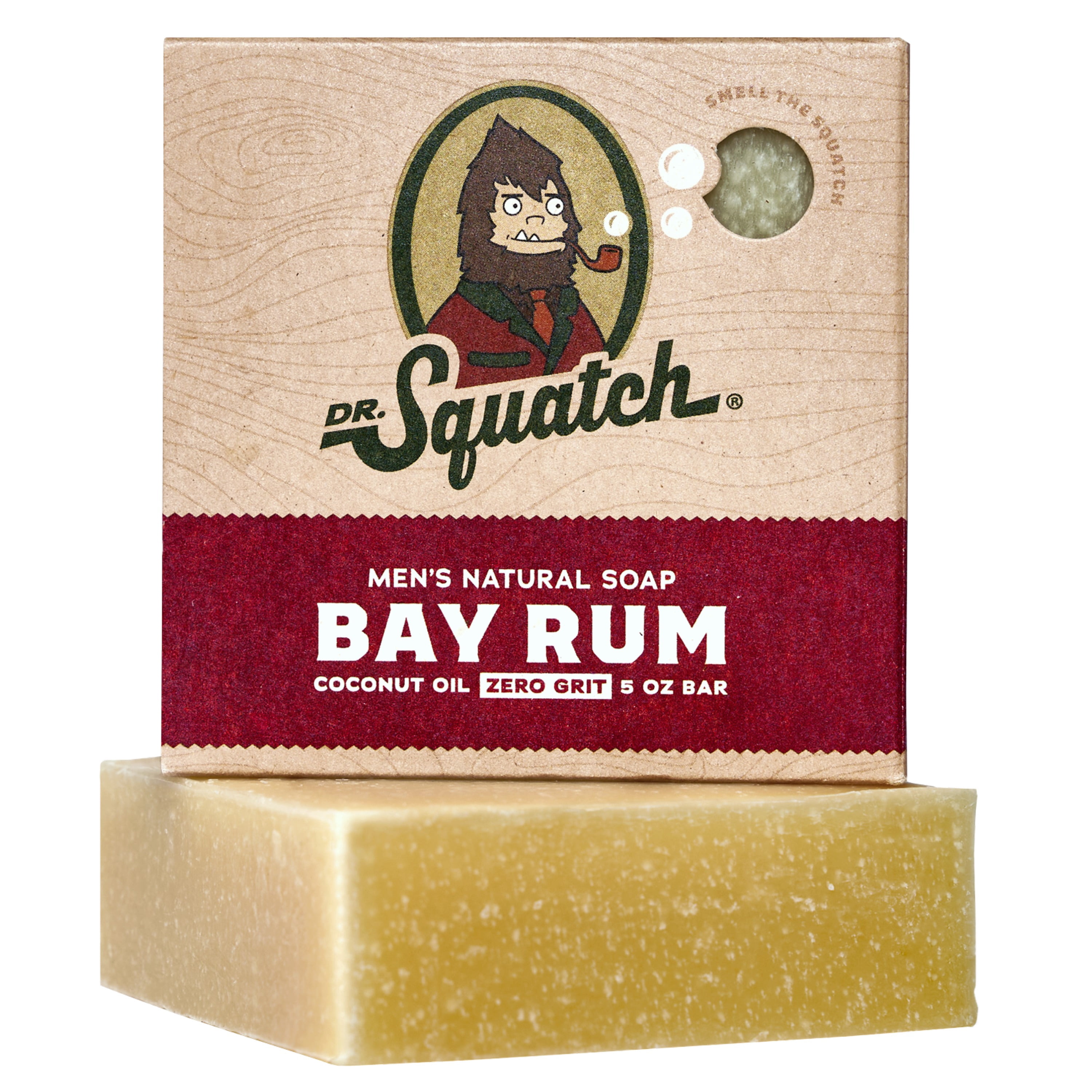(2 pack) Dr. Squatch Men's Soap, Natural Bar Soap for Men, Bay Rum, 5 oz