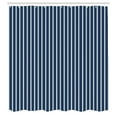 thumbnail image 2 of Ambesonne Teal Stripe Shower Curtain, Simple Modern Streaks, 69"Wx75"L, Dark Blue and Teal, 2 of 4