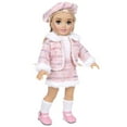 thumbnail image 6 of KUFptva Fashionable 18 Inch Doll Apparels Set Includes Cotton Elegant Dress and Stylish Coat for Home Accessory Daily Use, 6 of 7