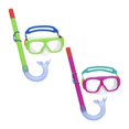 thumbnail image 7 of (2 pack) Bestway Essential Freestyle Polycarbonate Sport Swim Mask and Snorkel Set Ages 7+, 7 of 7