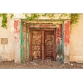 thumbnail image 2 of Wilson, Emily M. 14x11 White Modern Wood Framed Museum Art Print Titled - Middle East-Arabian Peninsula-Al Batinah South-Old carved wooden door on a building in Oman, 2 of 4